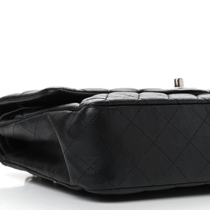Chanel Lambskin Quilted Medium Double Flap Black 10 of 11