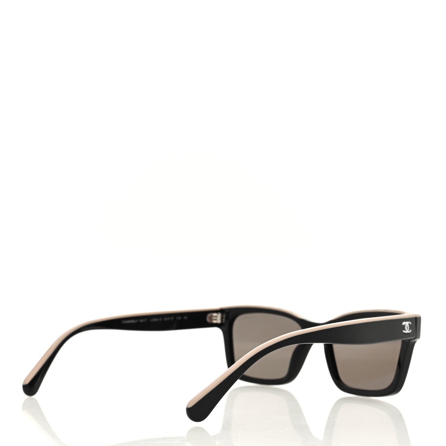 Chanel Acetate Square Sunglasses 5417 Black 4 of 7