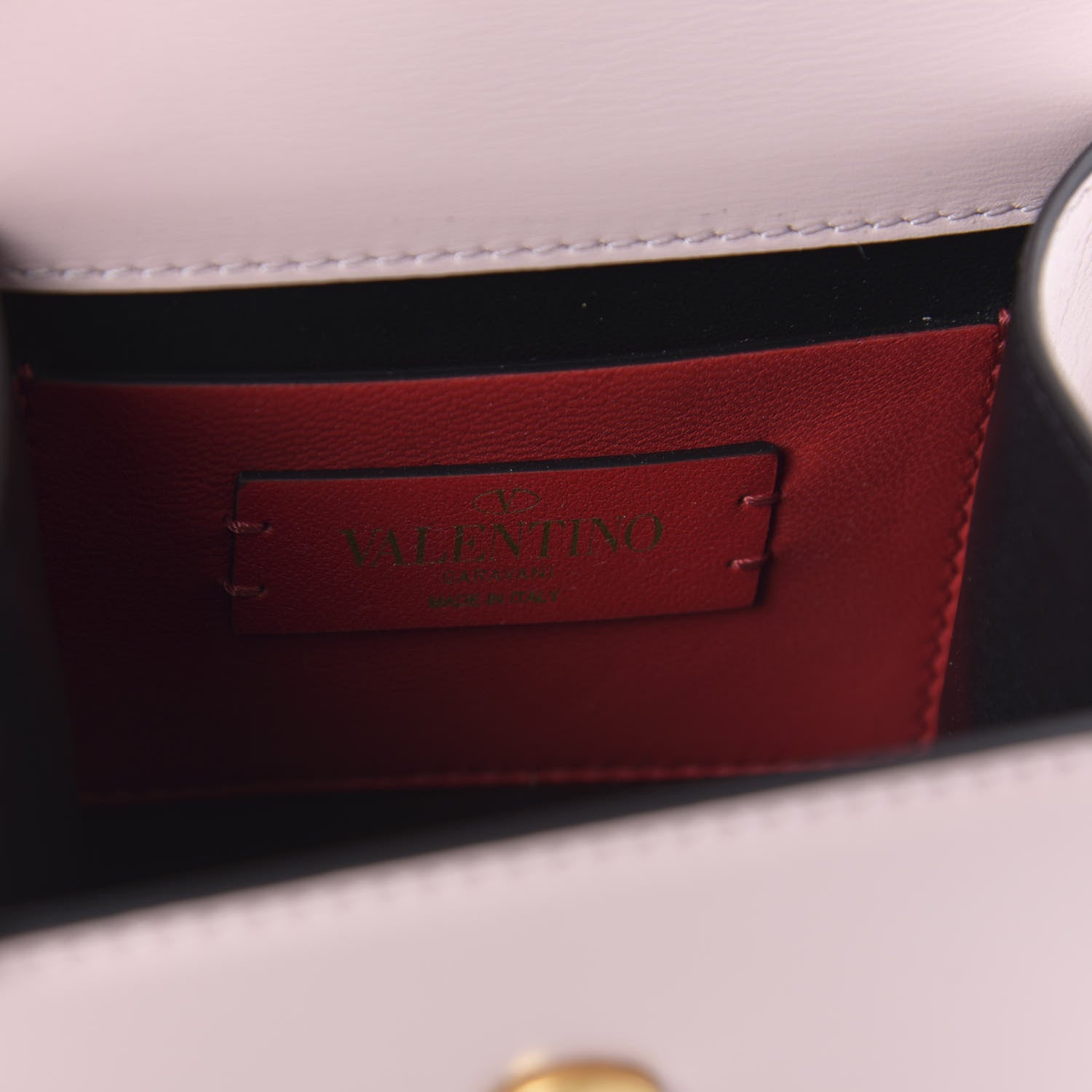 Valentino Garavani Smooth Calfskin Micro VSling Shoulder Bag Rose Quartz 8 of 9