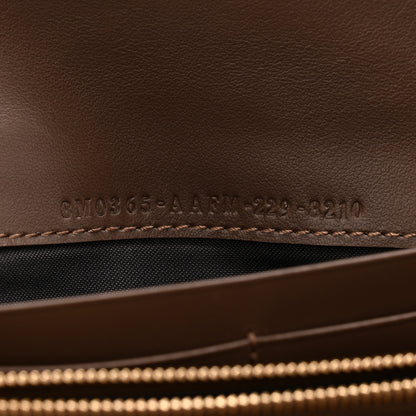 Fendi Vitello Soft F is Fendi Bi-Color FF 1974 Embossed Continental Envelope Wallet On Chain Maya Black 12 of 19