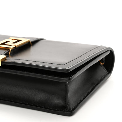 Versace Calfskin Greca Goddess Wallet On Chain Black 9 of 9
