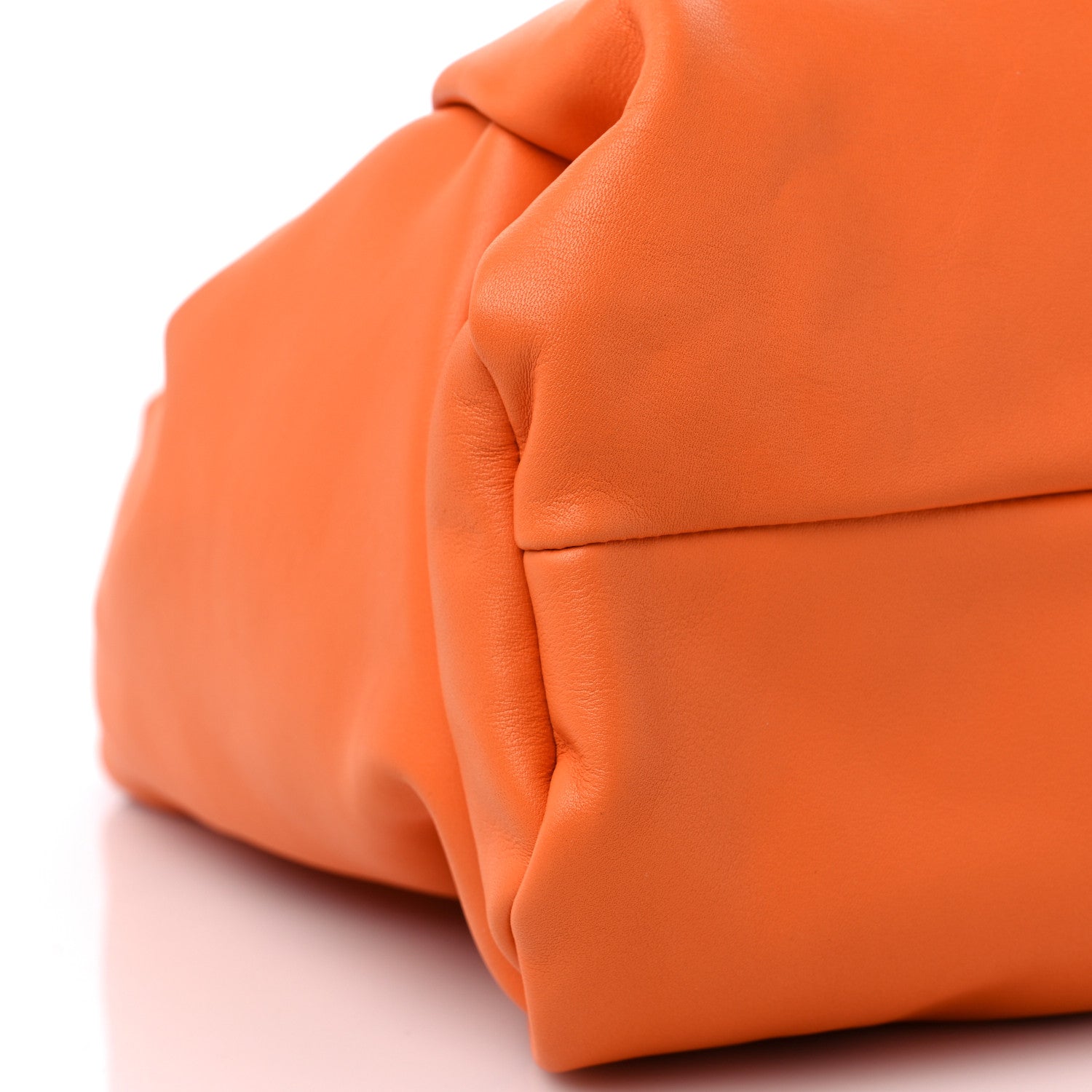 Bottega Veneta Smooth Butter Calfskin Small The Shoulder Pouch Light Orange 7 of 9