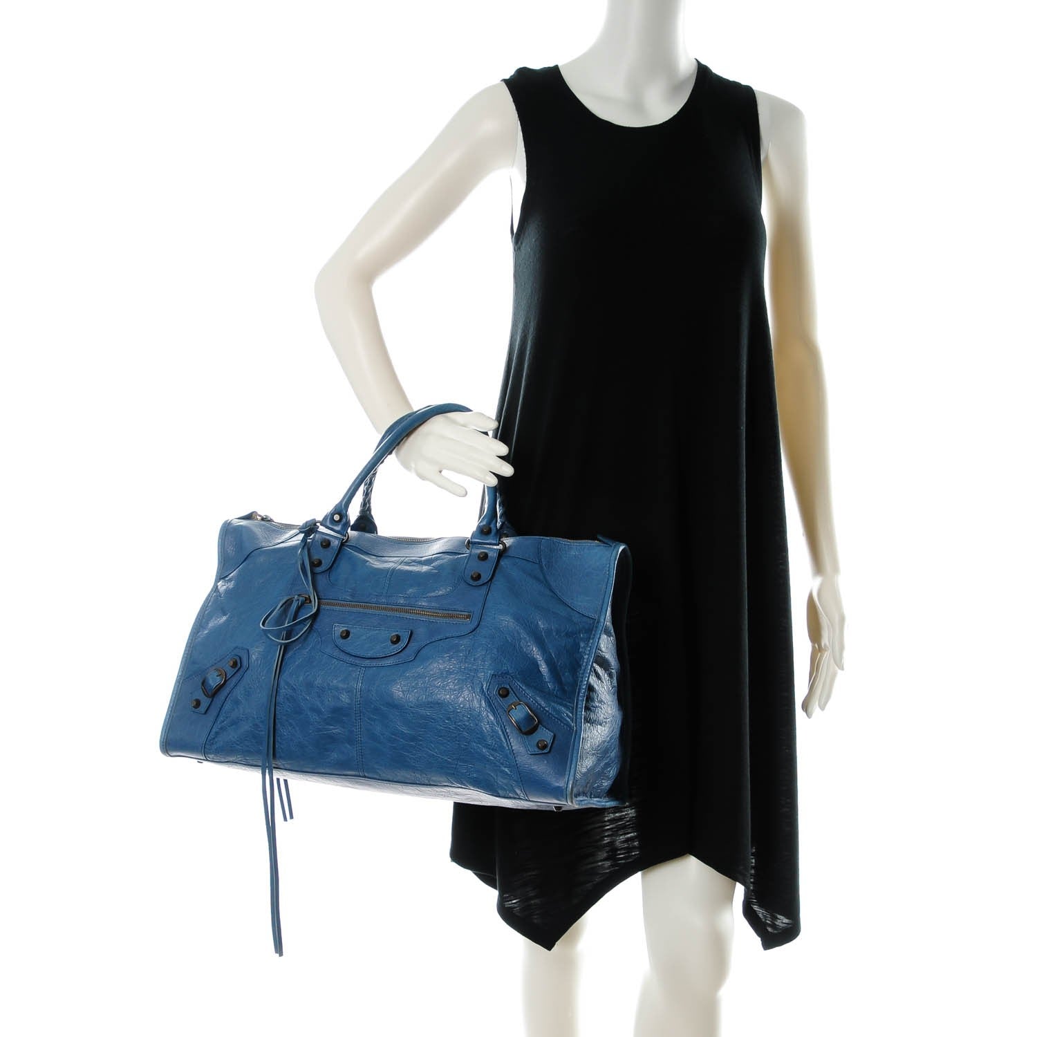 Balenciaga Agneau Classic Hardware Work Atlantique 2 of 7