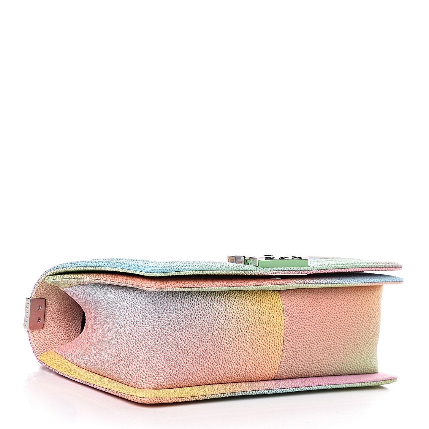 Caviar Quilted Medium Cuba Rainbow Boy Flap Multicolor