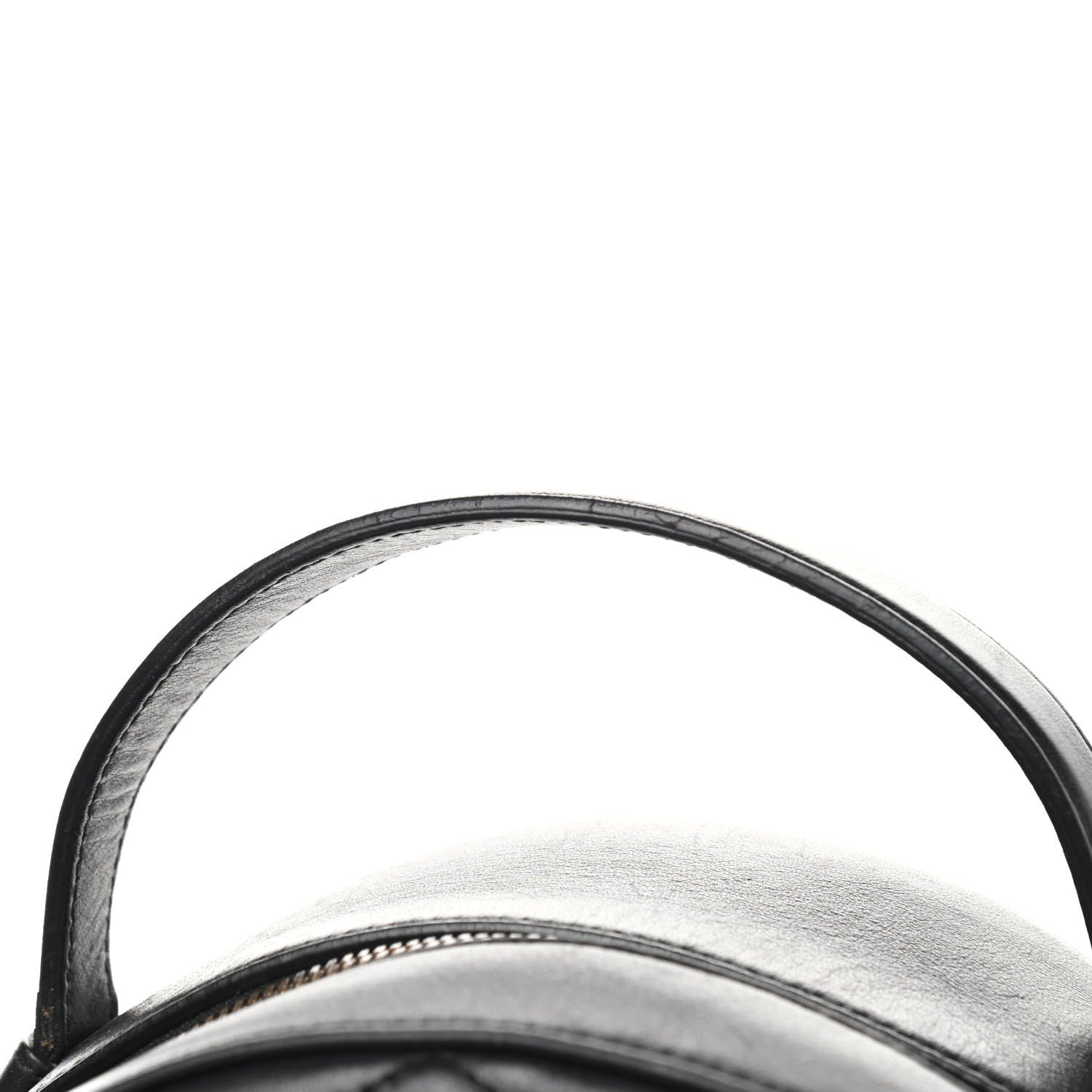 Gucci Calfskin Matelasse GG Marmont Dome Backpack Black 9 of 13