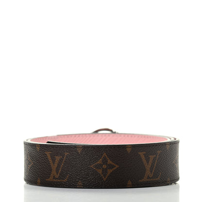 Louis Vuitton Monogram Epi 35mm LV Circle Reversible Belt 90 36 Rose Ballerine 3 of 7