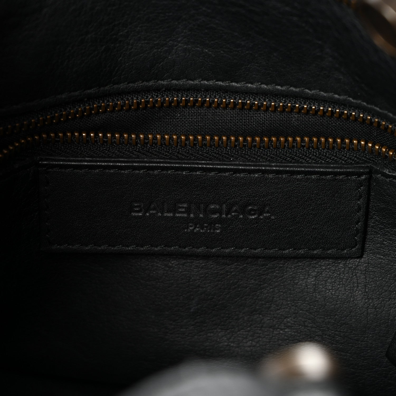 Balenciaga Veau Soyeux Perforated Blackout Hardware S City Black 6 of 11
