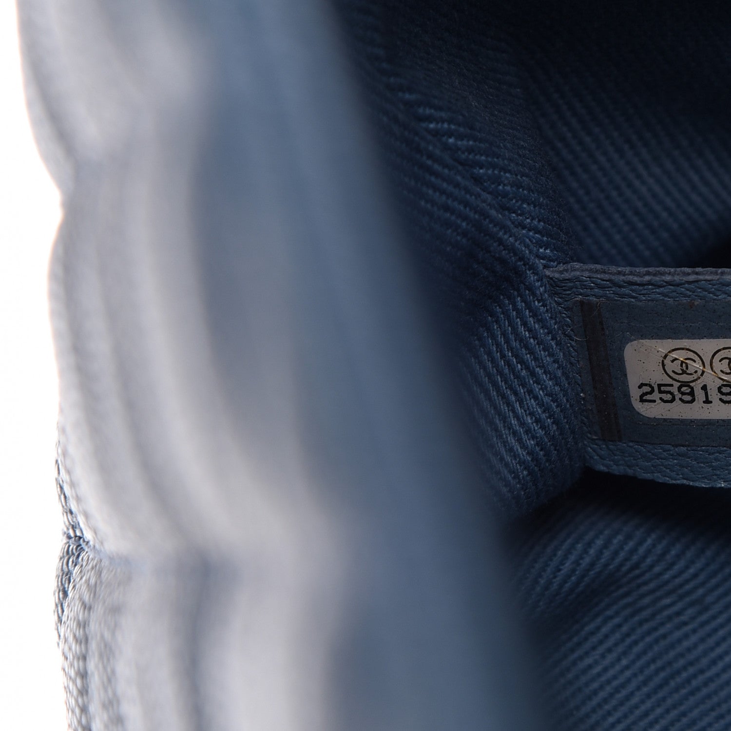 Chanel Caviar Quilted Small Coco Handle Flap Blue 9 of 10