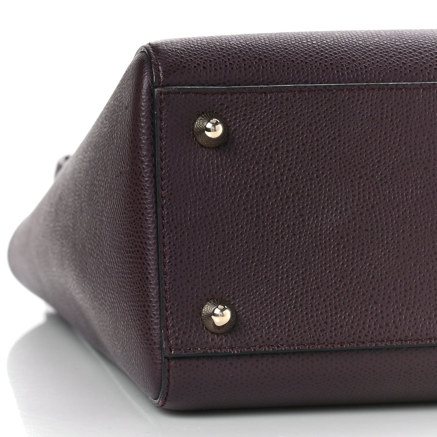 Christian Dior Grained Calfskin Large Lady Dior Burgundy 7 of 9