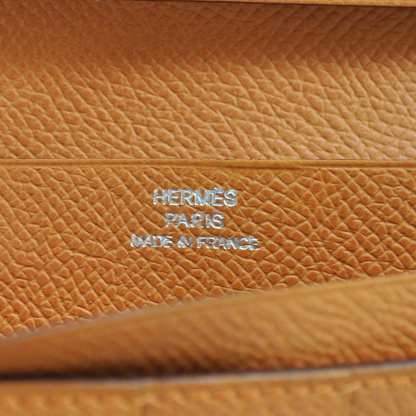 Veau Epsom Bearn Wallet Orange