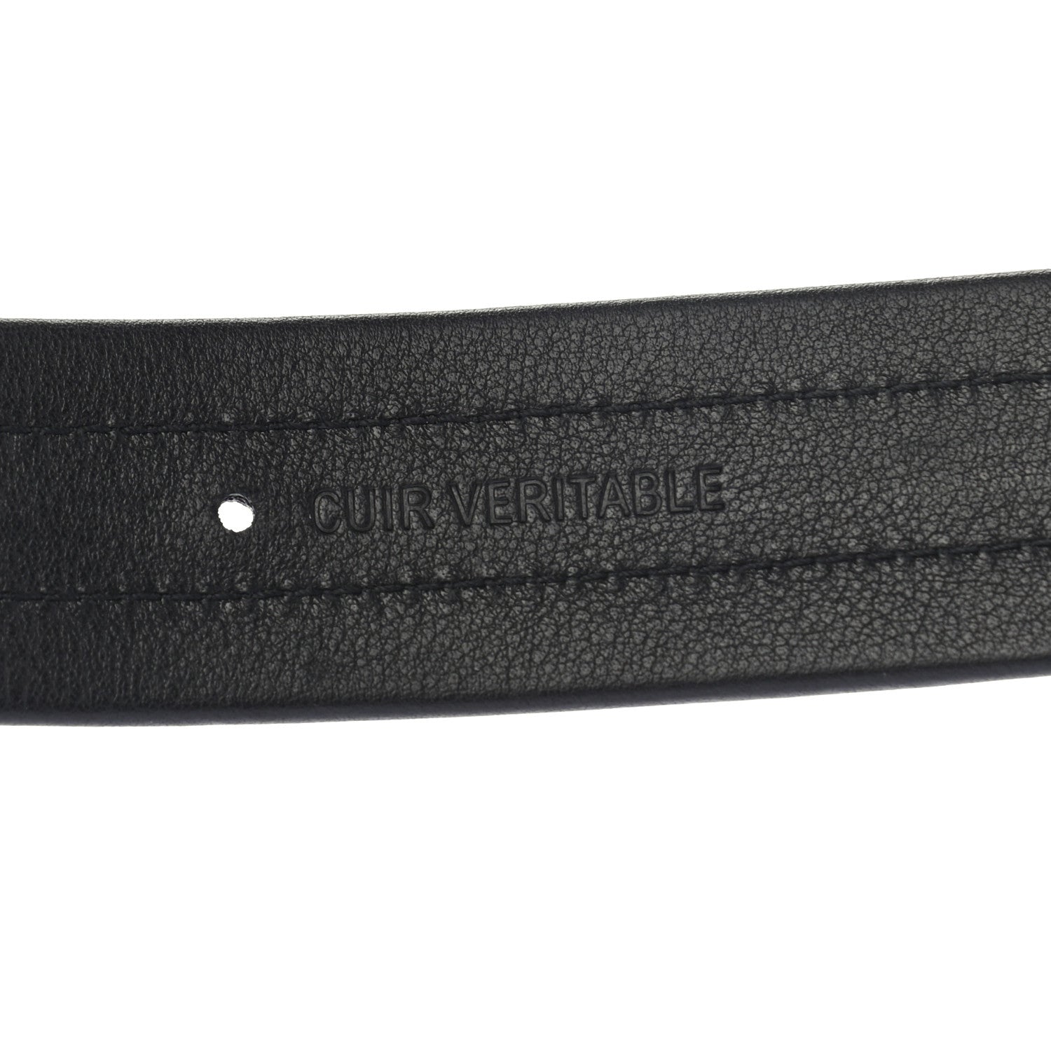 Chanel Calfskin Lambskin Zipper Chain CC Belt 80 32 Black 5 of 7