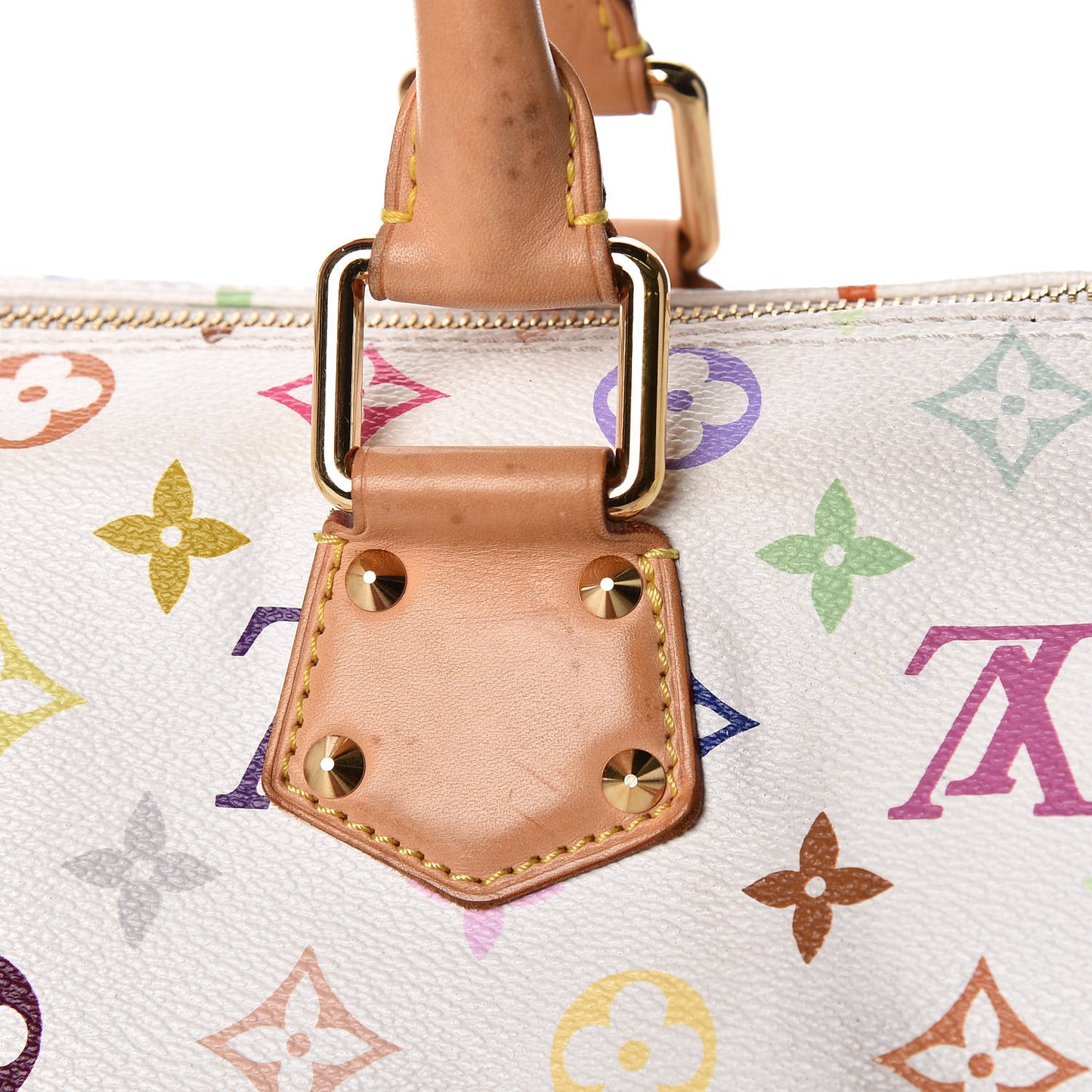 Monogram Multicolor Speedy 30 White