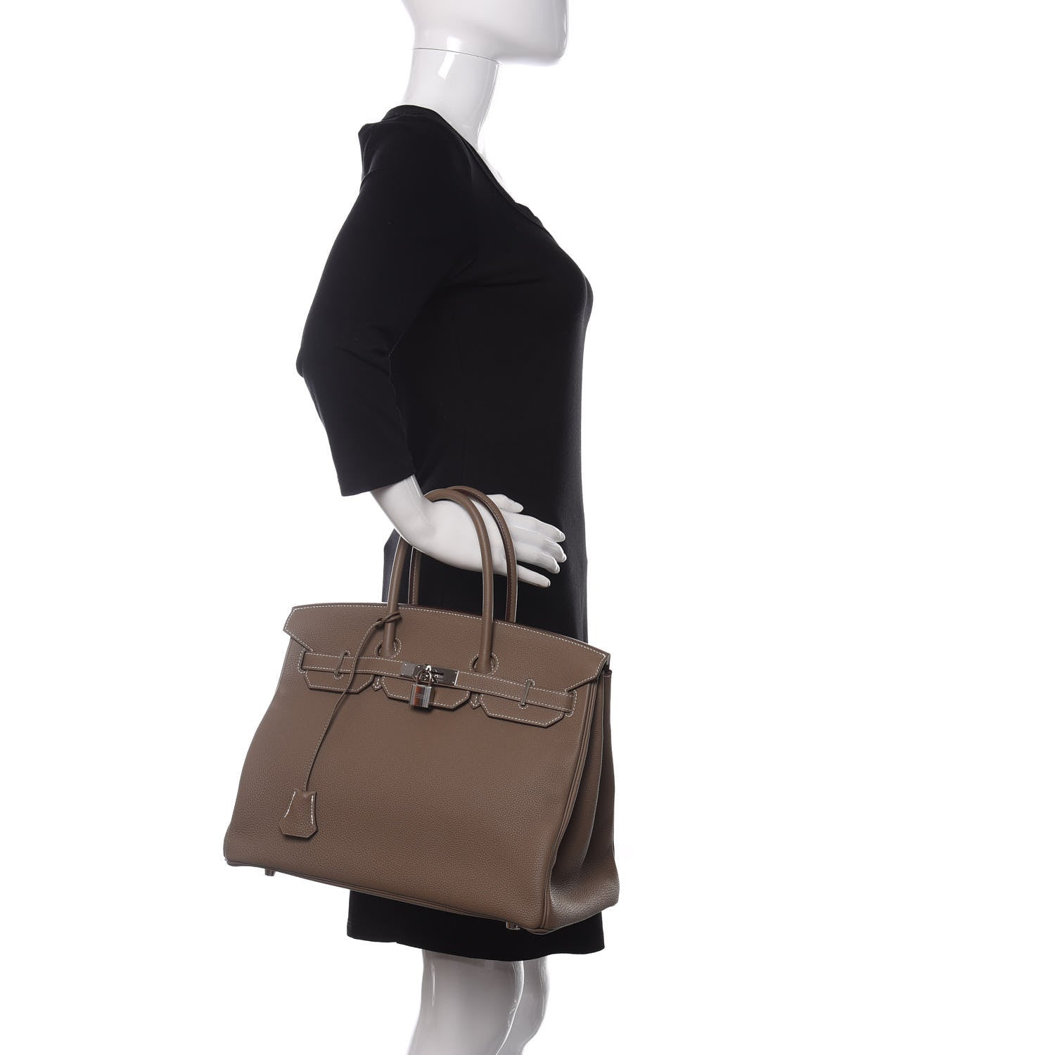 Hermes Togo Birkin 35 Etoupe 2 of 11