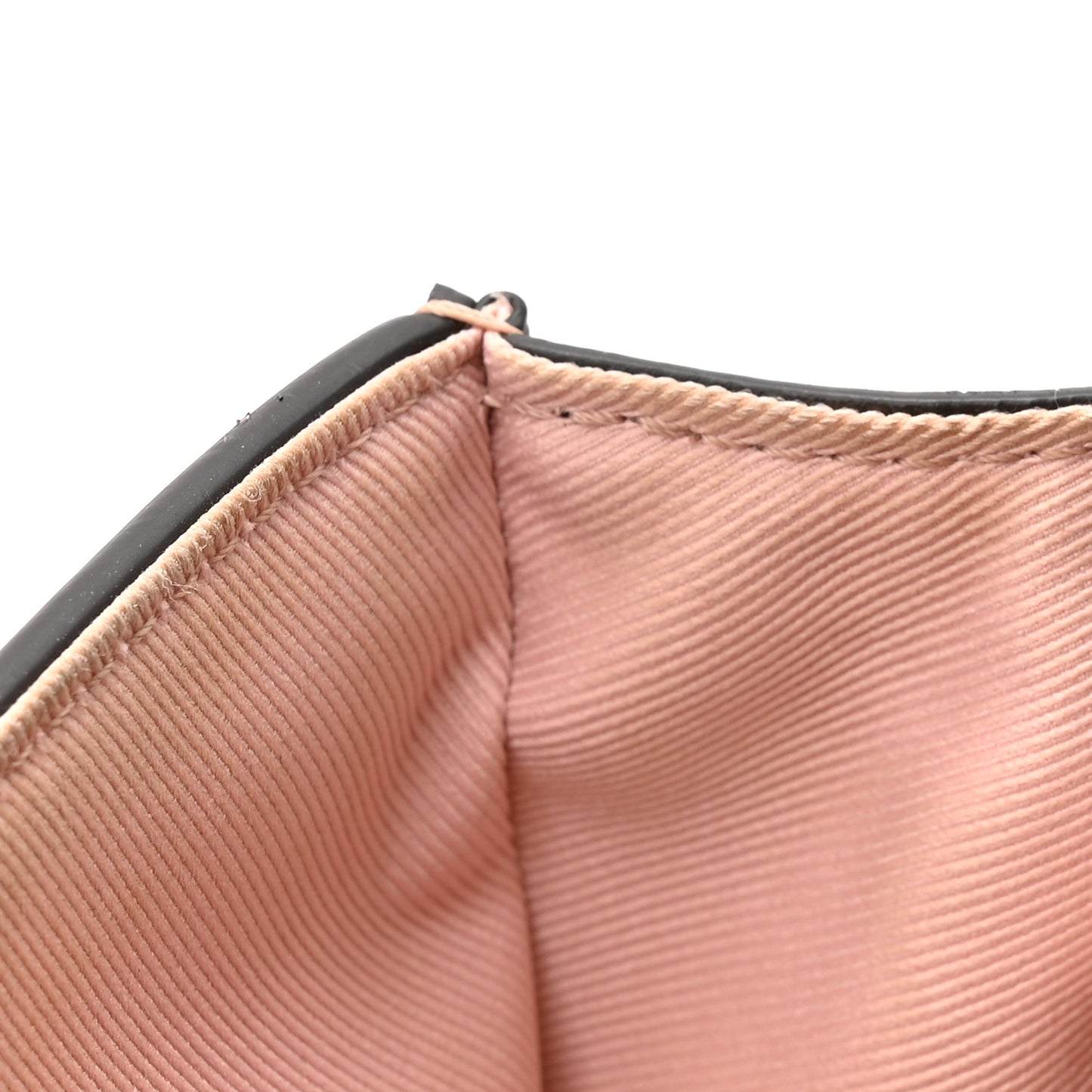 Patent Calfskin Monogram Cherrywood BB Rose Ballerine