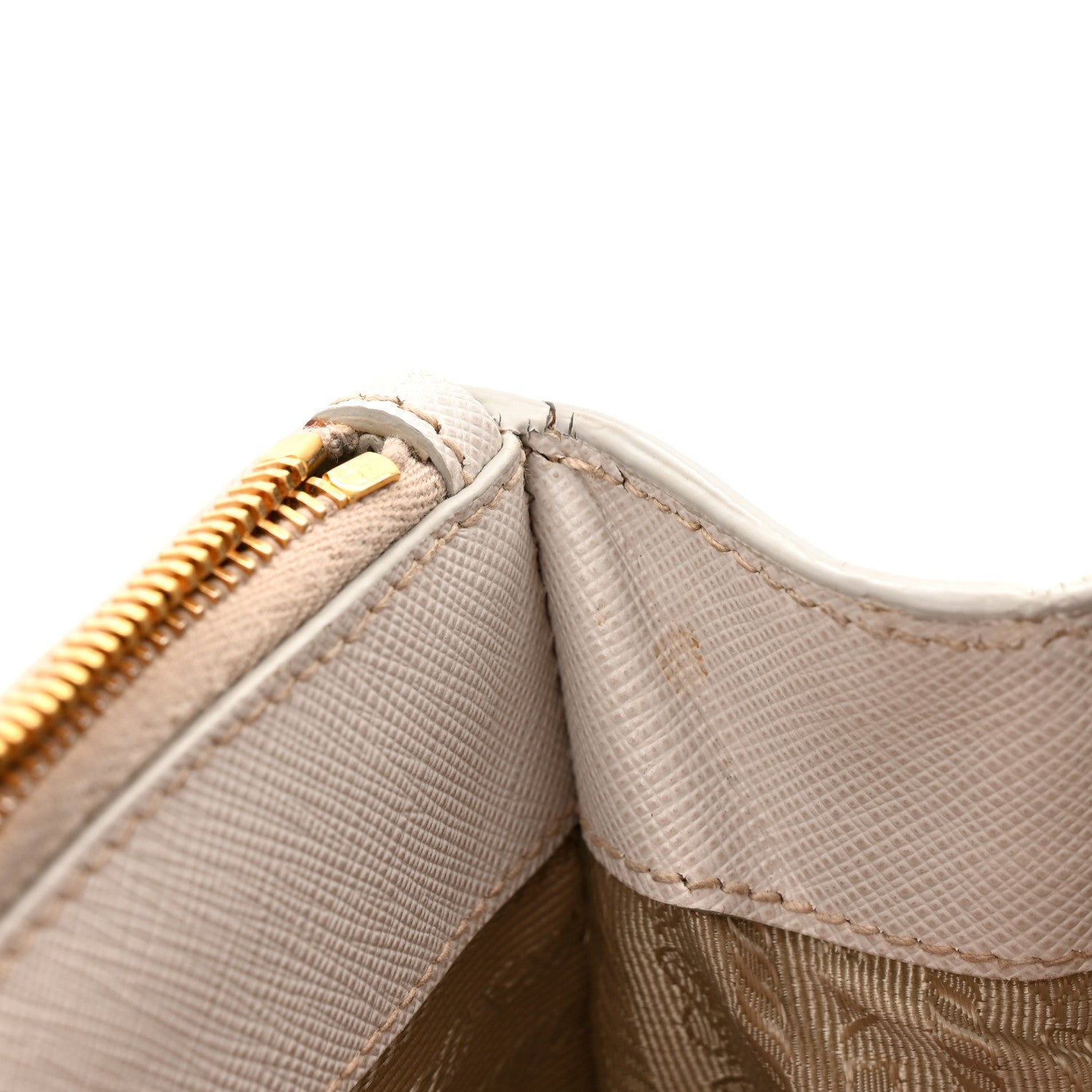 Prada Saffiano Lux Large Galleria Double Zip Tote Talco 15 of 18