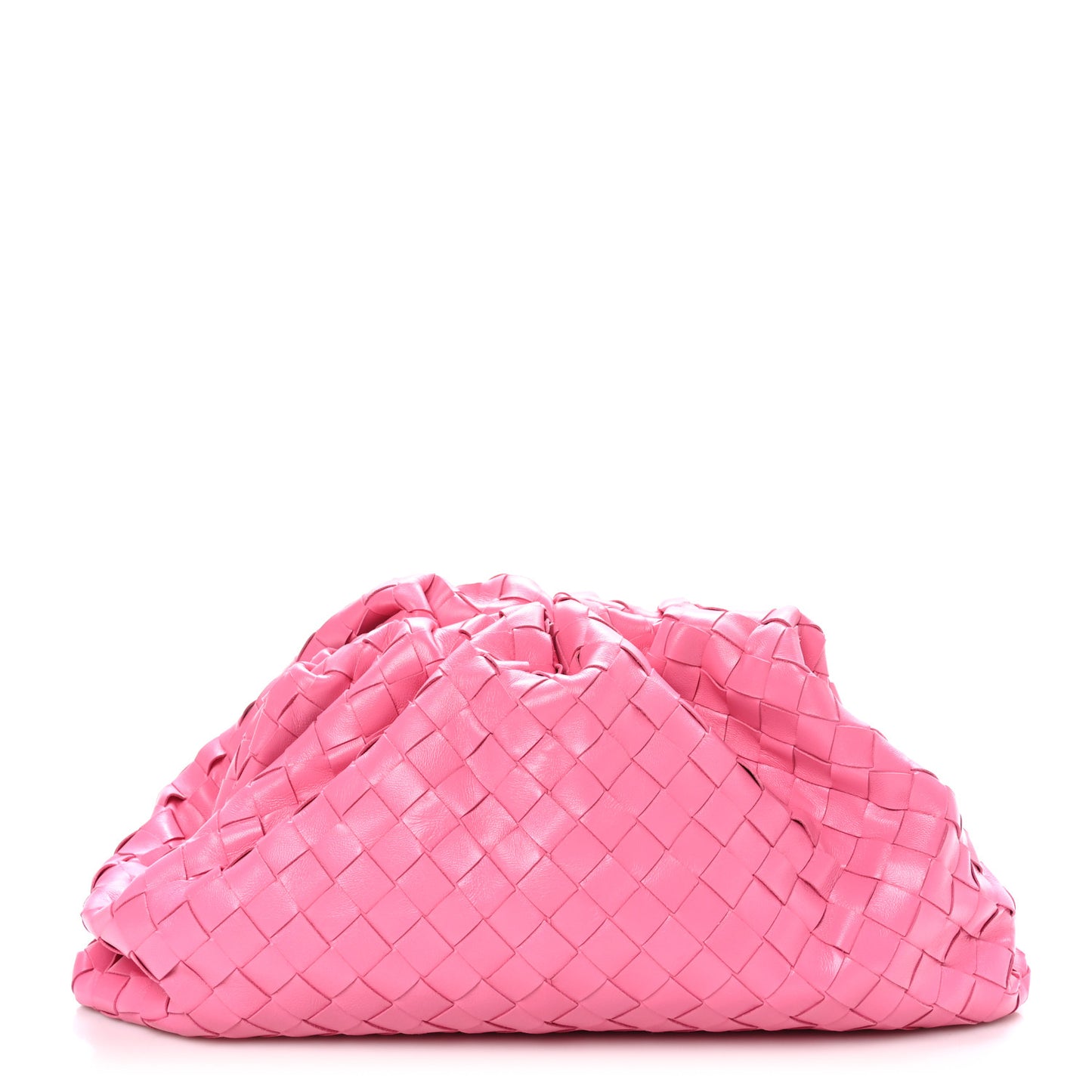 Nappa Maxi Intrecciato The Pouch Oversized Clutch Pink