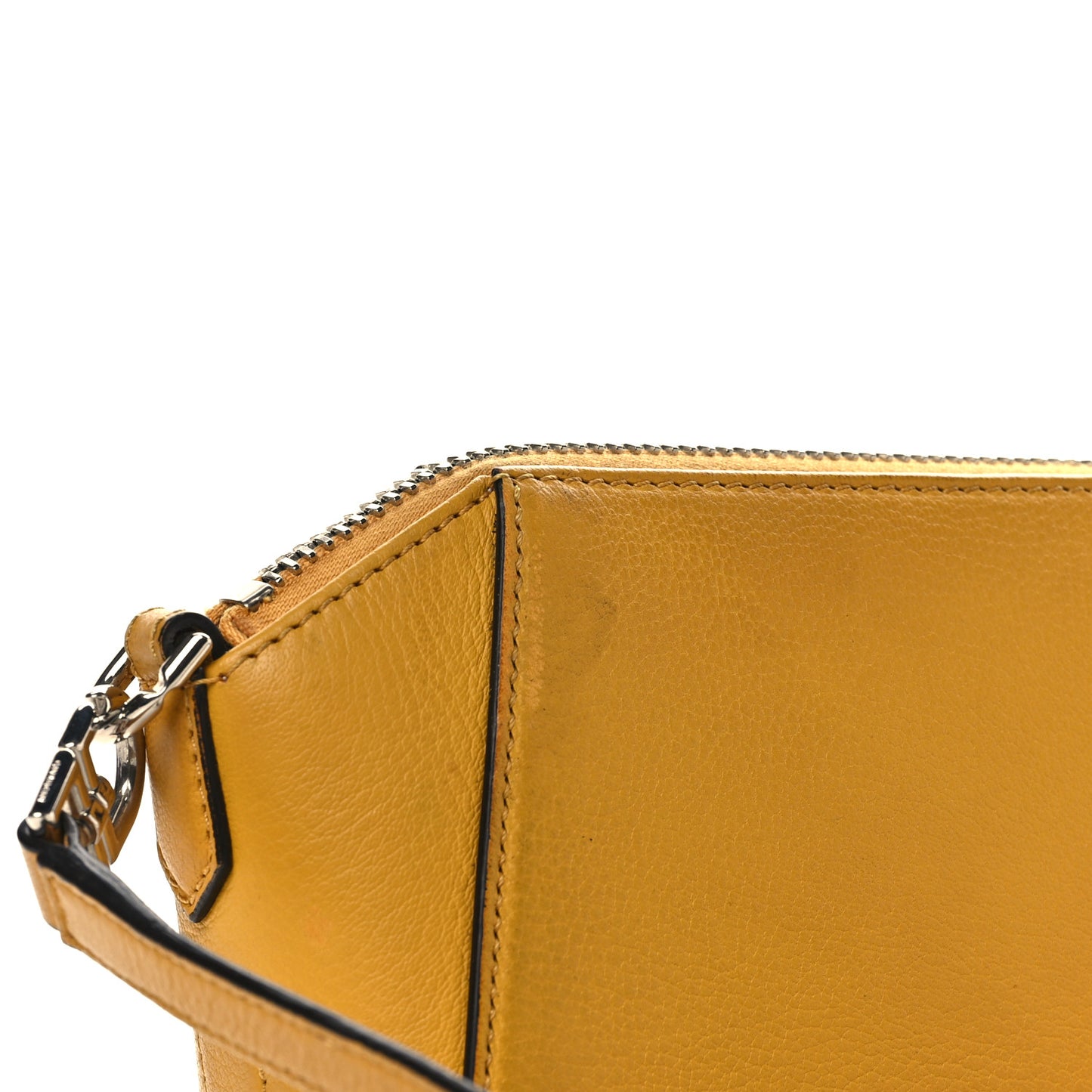 Sugar Goatskin Nano Antigona Dark Yellow
