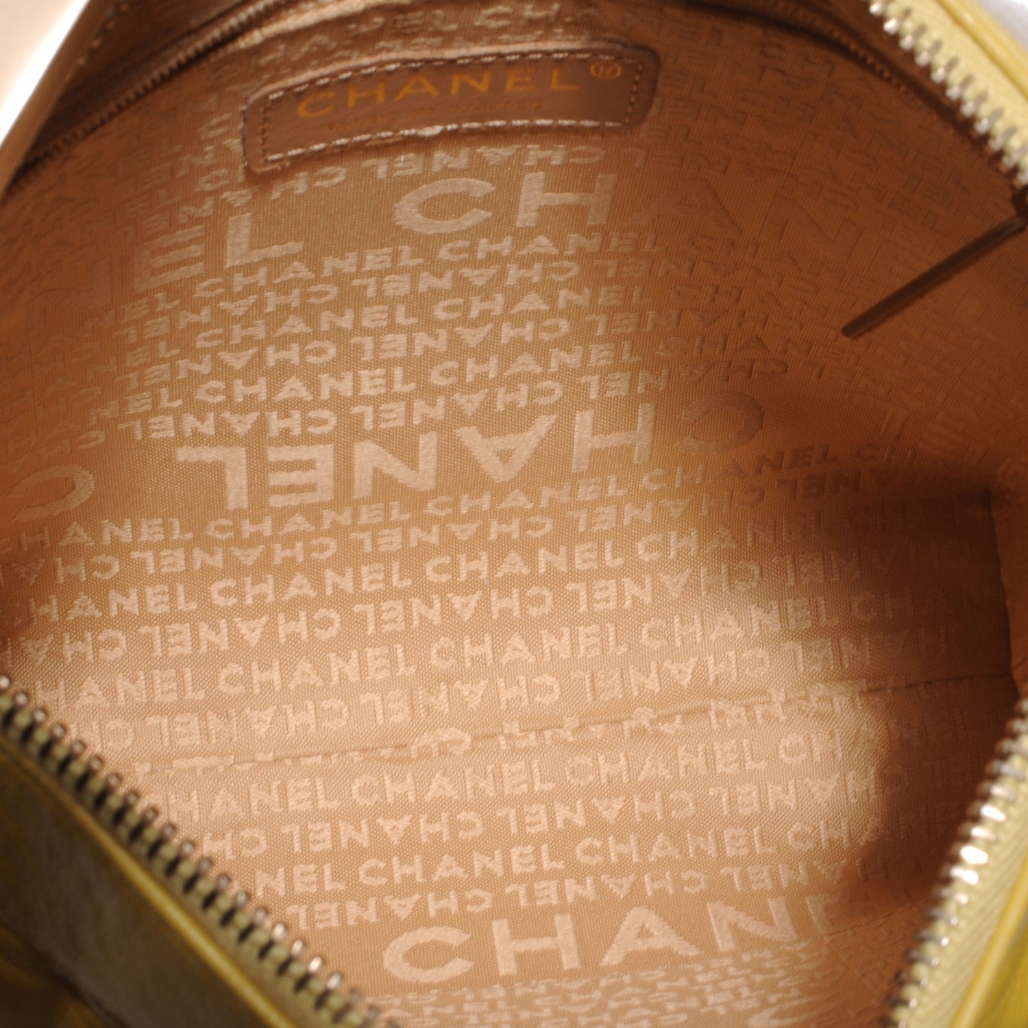 Chanel Lambskin Chocolate Bar Quilted Small Shoulder Bag Chartreuse 5 of 7