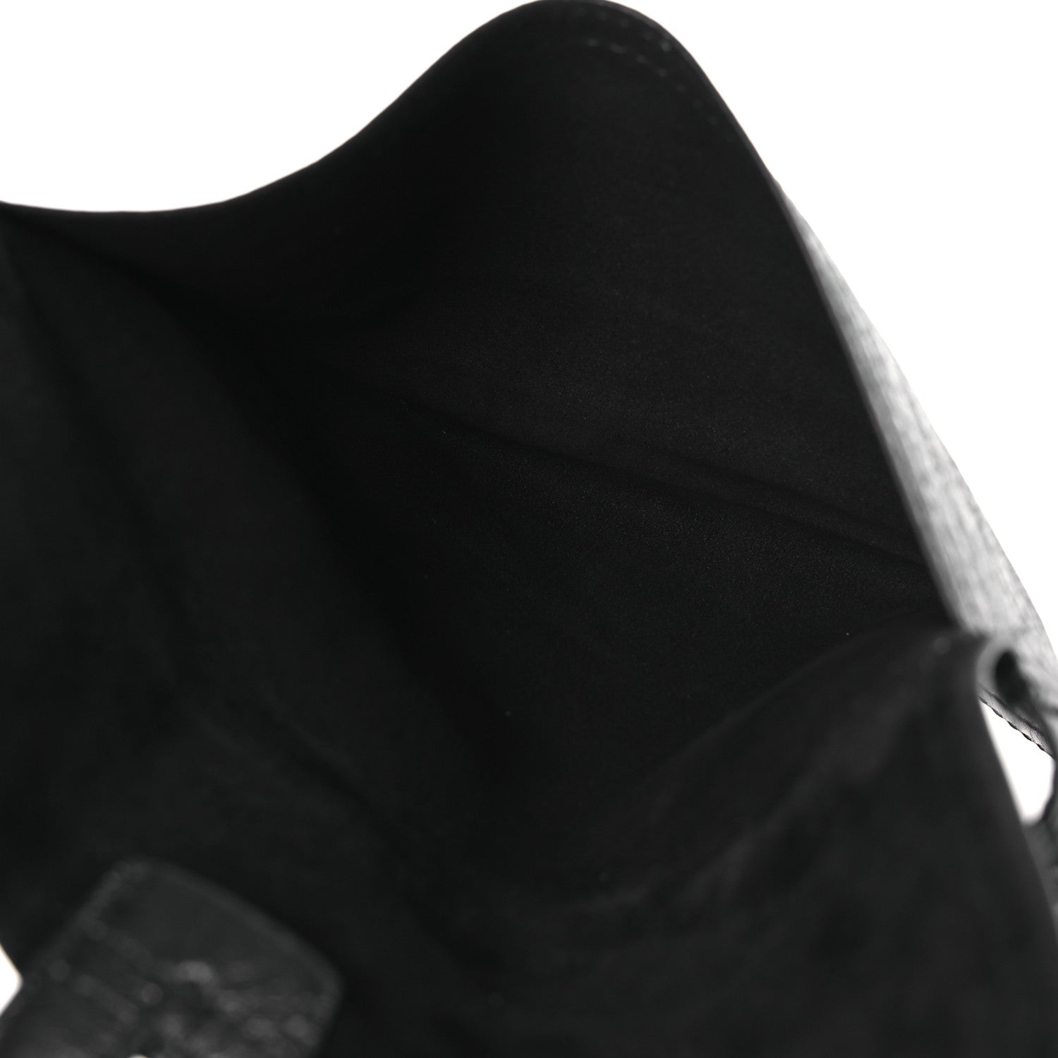 Christian Dior Crinkled Lambskin 135mm Saddle Belt S/M Black 5 of 9