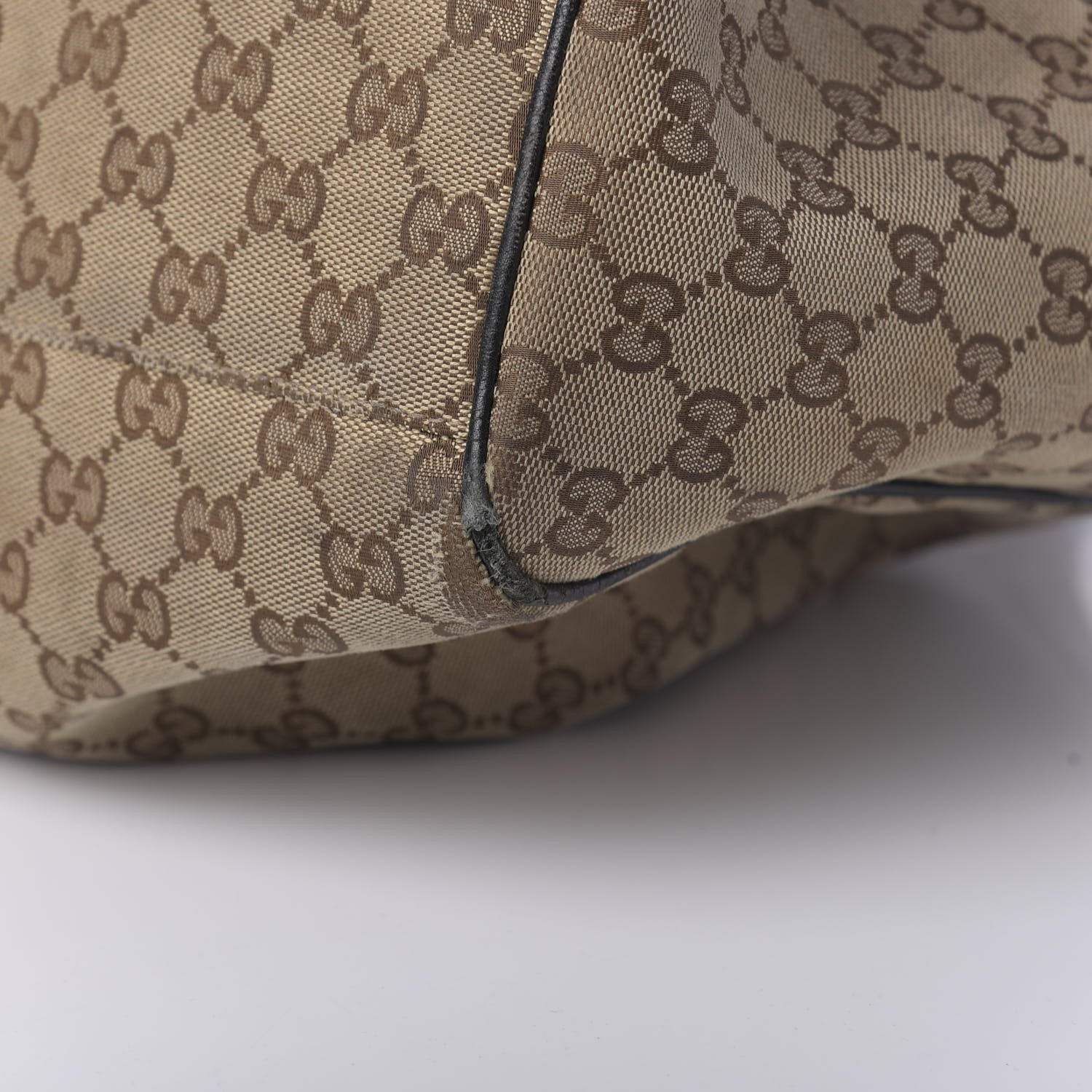 Gucci Monogram Large Sukey Tote Beige Ebony Black 13 of 21