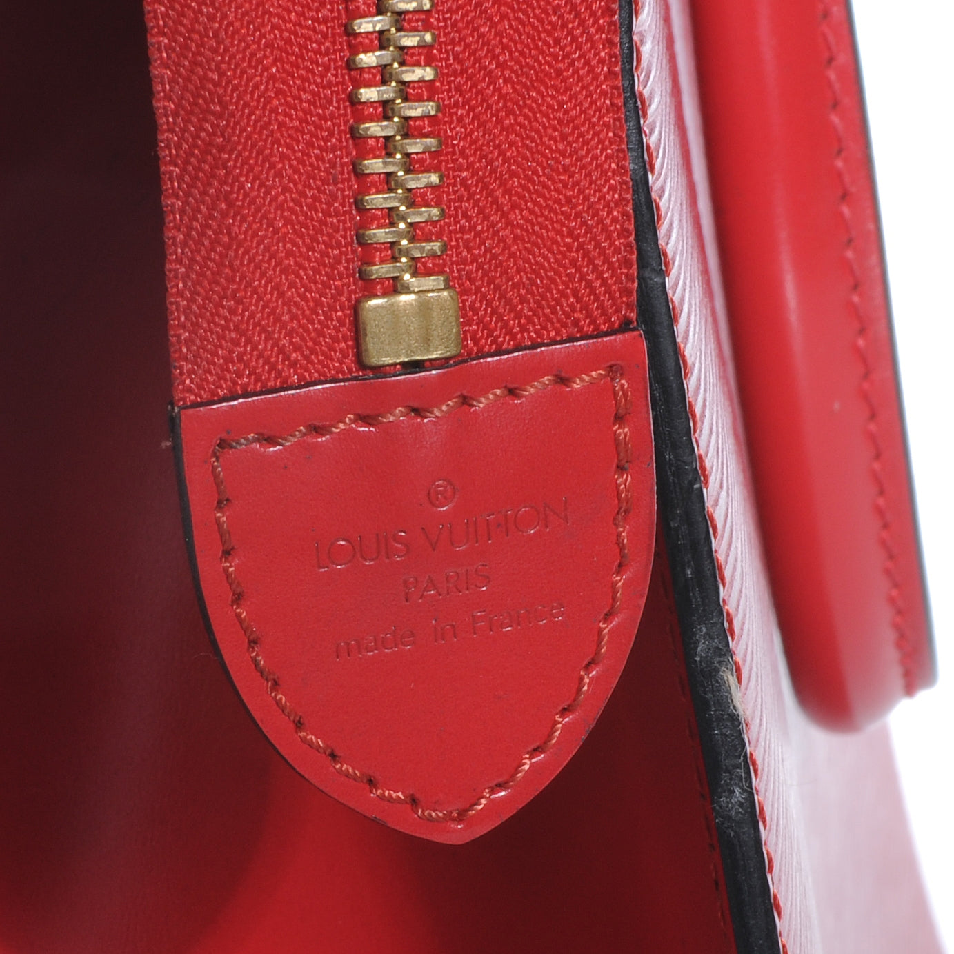 Epi Riviera Beauty Case Red