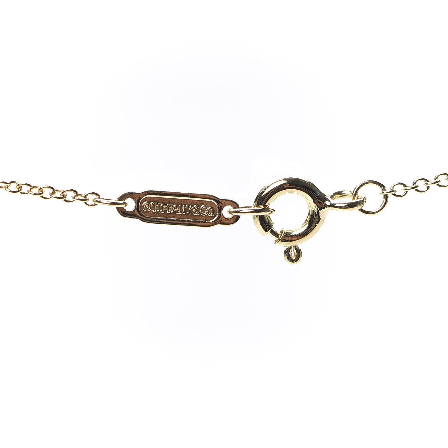Tiffany 18K Yellow Gold Infinity Endless Necklace 5 of 5