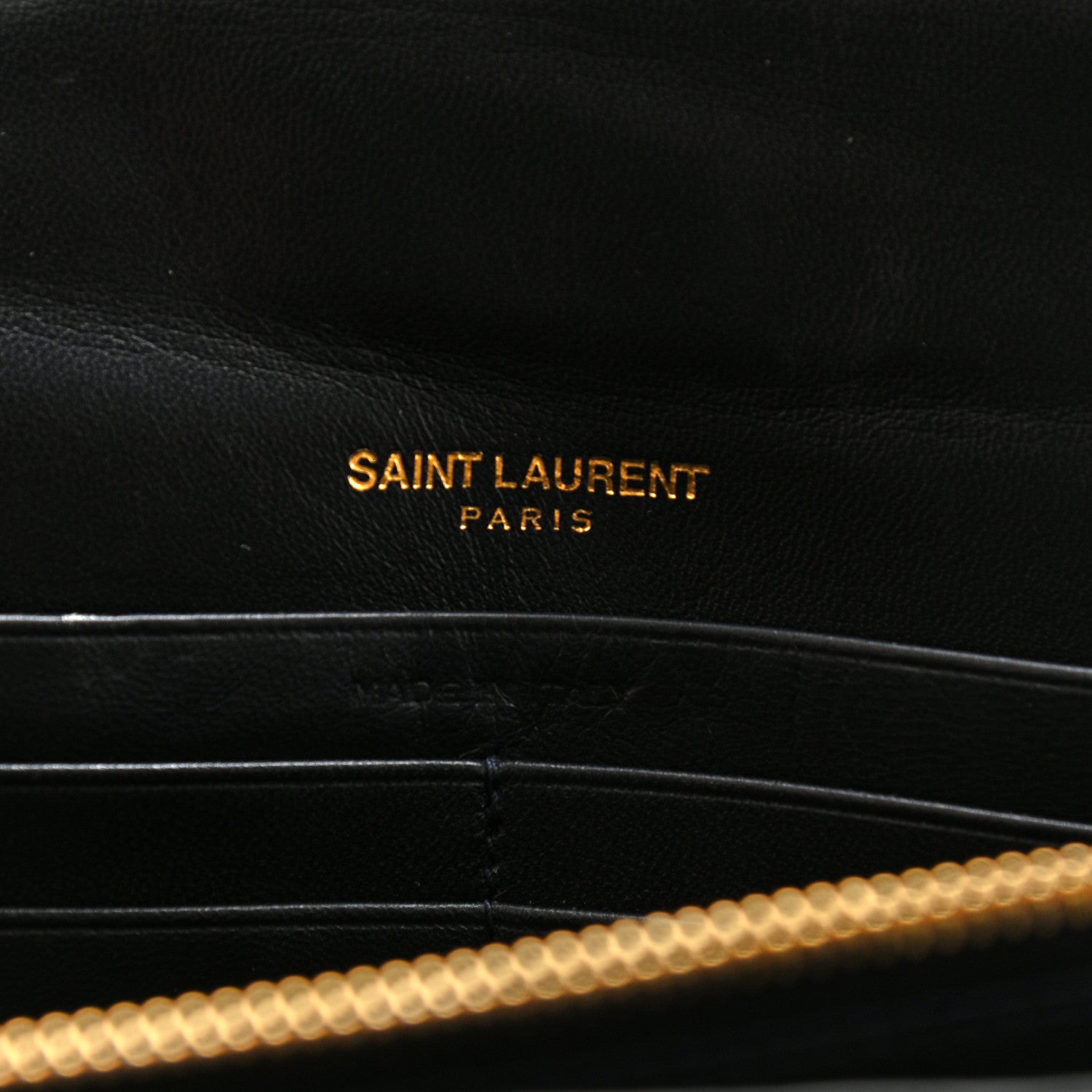 Saint Laurent Patent Calfskin Matelasse Monogram Medium Vicky Chain Bag Blue 6 of 12