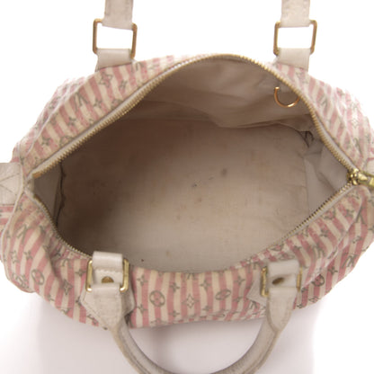 Louis Vuitton Mini Lin Croisette Speedy 30 Rouge 5 of 16