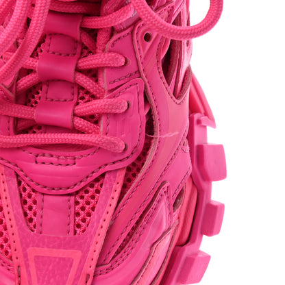 Balenciaga Rubber Mesh Monocolor Womens Track.2 Open Sneakers 36 Fluo Pink 9 of 10