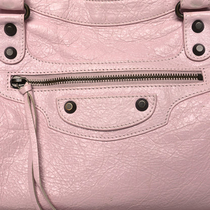Balenciaga Agneau Classic Hardware City Rose Poudre Rose Petunia 7 of 14