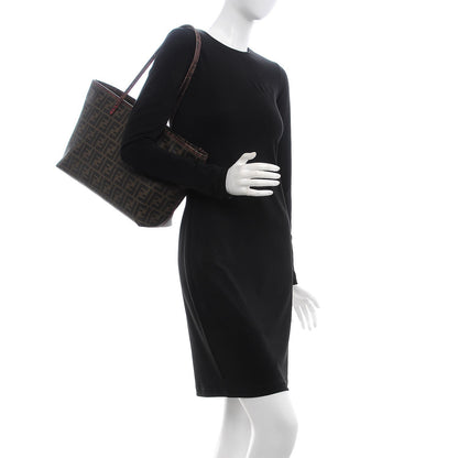 Fendi Zucca Spalmati Small Roll Tote Tobacco Fragola 2 of 16