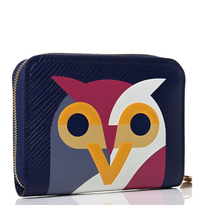 Louis Vuitton Epi Owl Zippy Coin Purse Iris 2 of 5