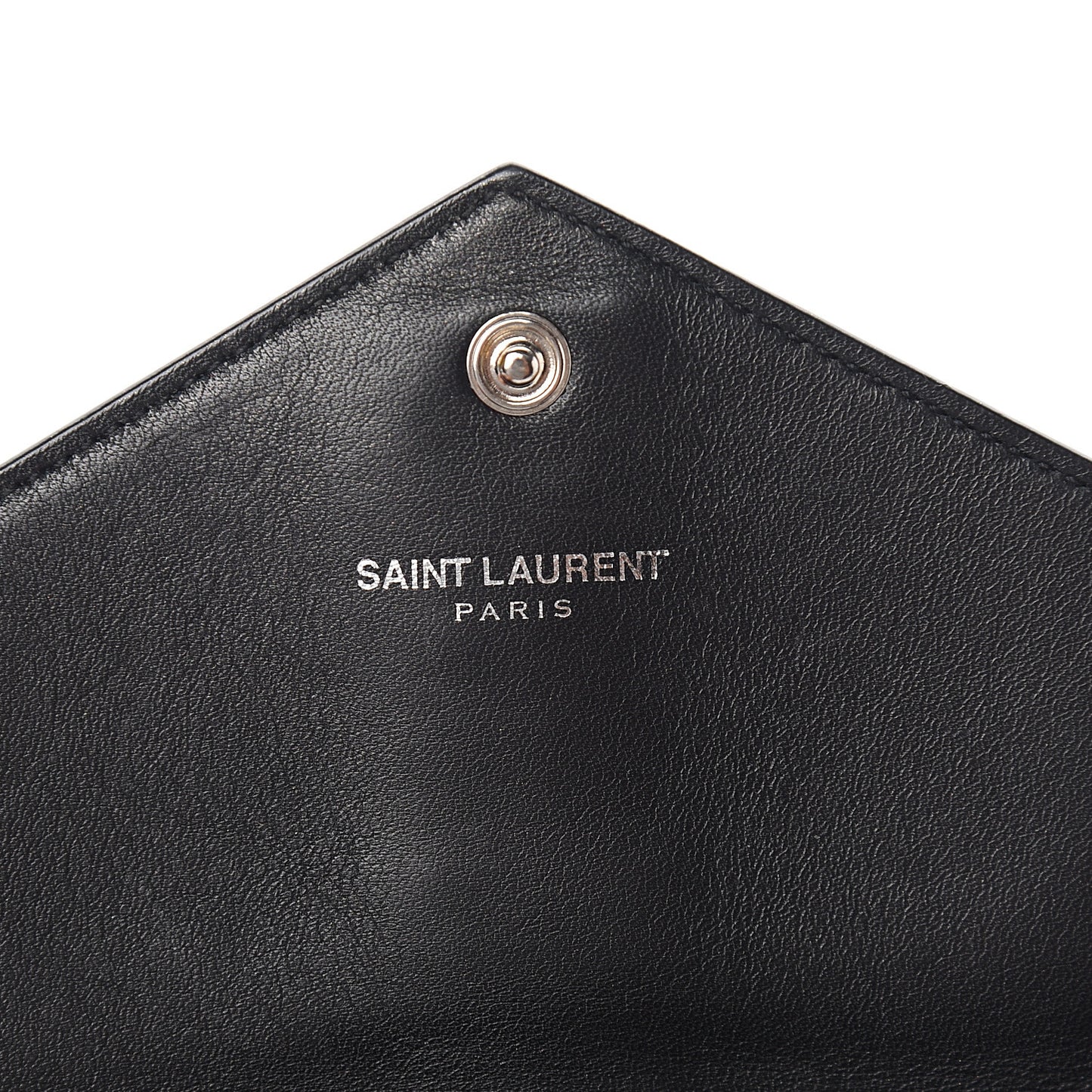 Calfskin Monogram Tri Pocket Crossbody Bag Black