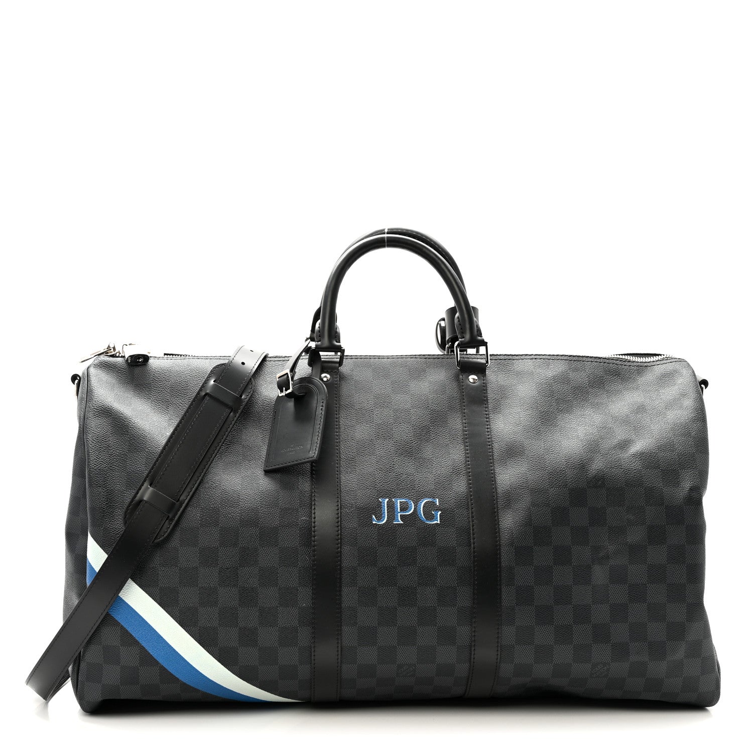 Louis Vuitton Damier Graphite My LV Heritage Keepall Bandouliere 55 1 of 20