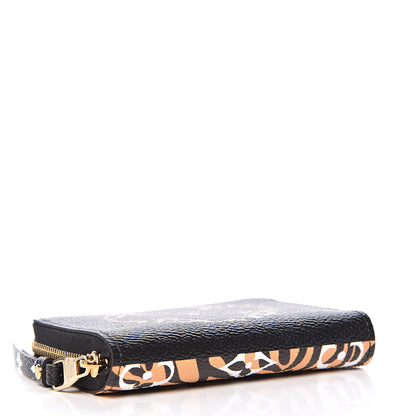 Louis Vuitton Monogram Giant Jungle Zippy Coin Purse Black 4 of 8