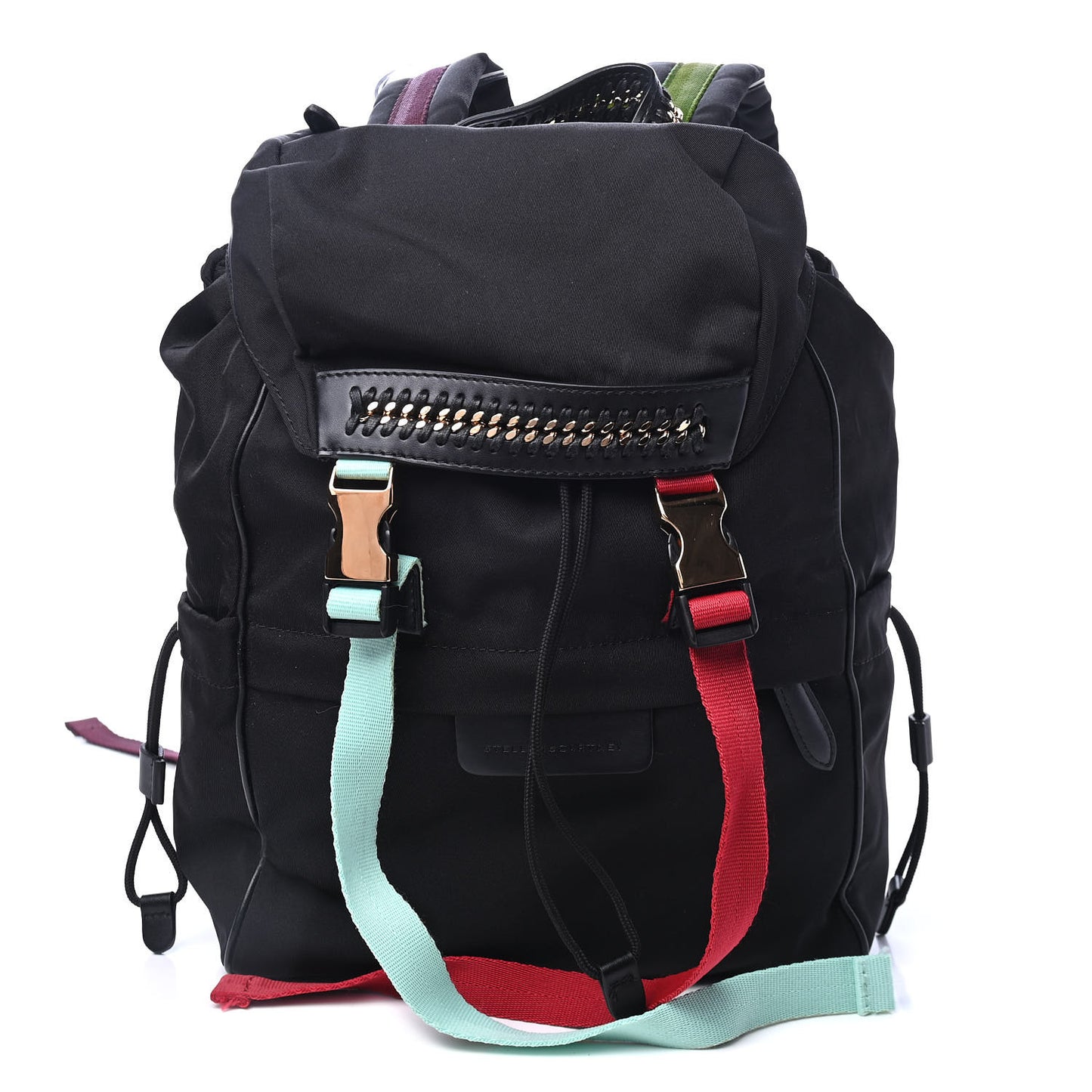 Eco Nylon Falabella Go Mountain Backpack Black Multi