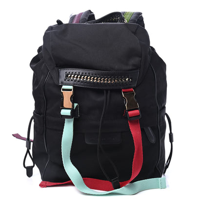 Stella McCartney Eco Nylon Falabella Go Mountain Backpack Black Multi 1 of 4