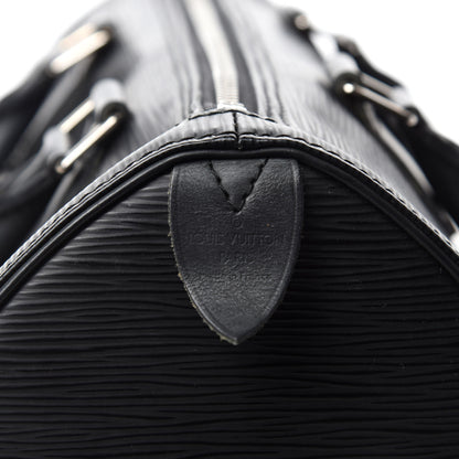 Louis Vuitton Epi Speedy 25 Black 8 of 10