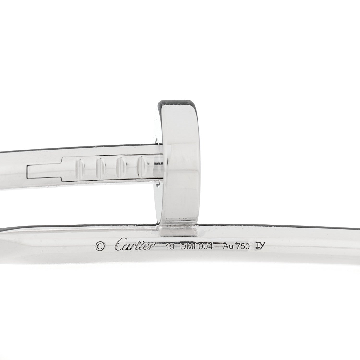 Cartier 18K White Gold Juste Un Clou Bracelet 19 3 of 3