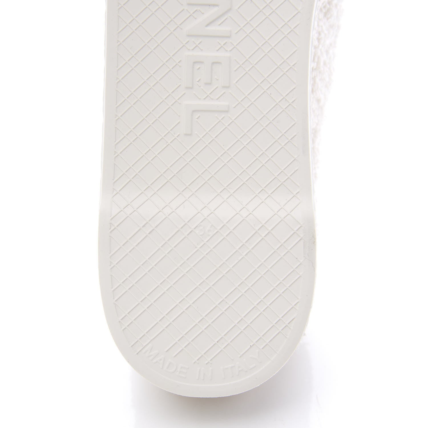 Chanel Terry Cloth CC Espadrilles 36 White Black 9 of 10