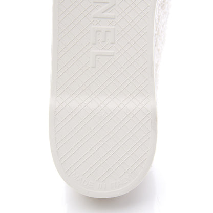Chanel Terry Cloth CC Espadrilles 36 White Black 9 of 10