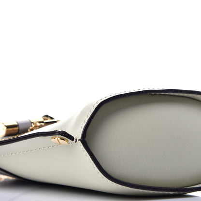 Chloe Shiny Calfskin Goatskin Mini Aby Bi-Color Bucket Light Eucalyptus 7 of 8