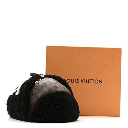 Louis Vuitton Monogram Mouton Teddy Chapka Hat M 9 of 9