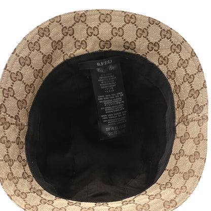 Gucci Monogram Web Bucket Hat XL Brown 7 of 9