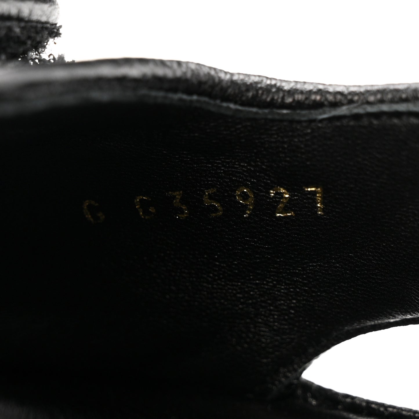 Grained Calfskin Velcro Dad Sandals 38.5 Black