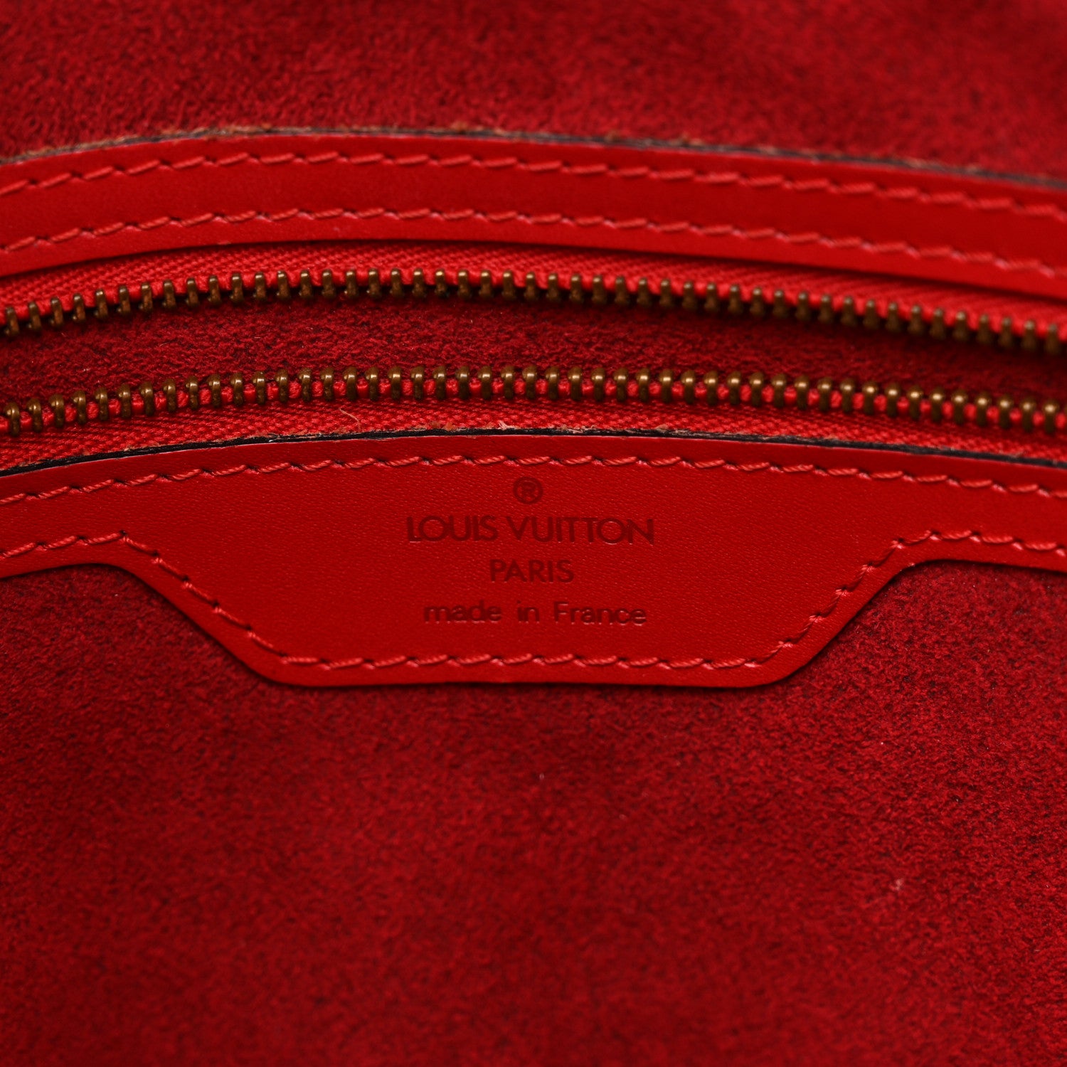 Louis Vuitton Epi Saint Jacques GM Castillan Red 6 of 16