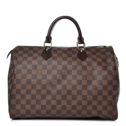 Louis Vuitton Damier Ebene Speedy 35 1 of 14
