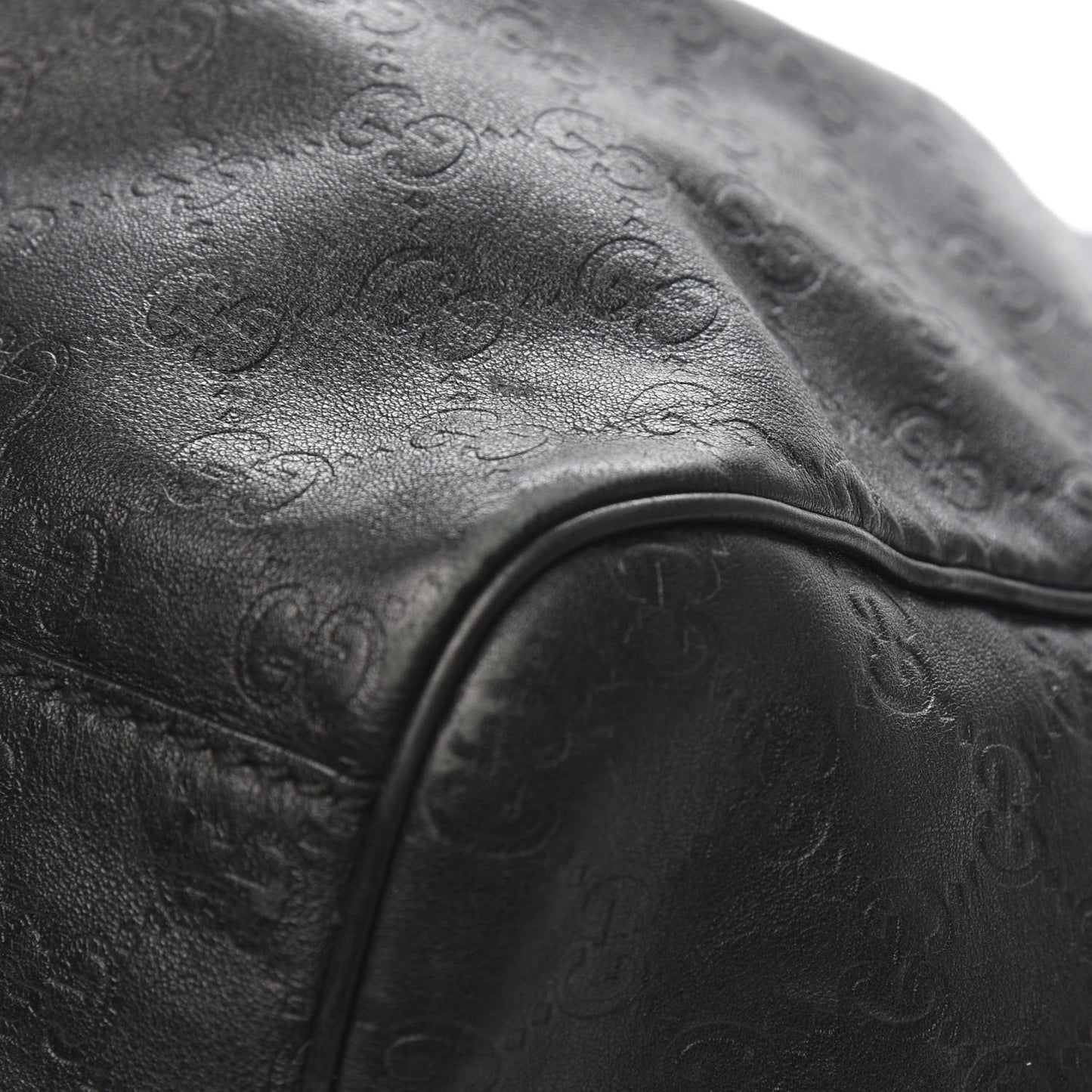 Guccissima Large Sukey Tote Black