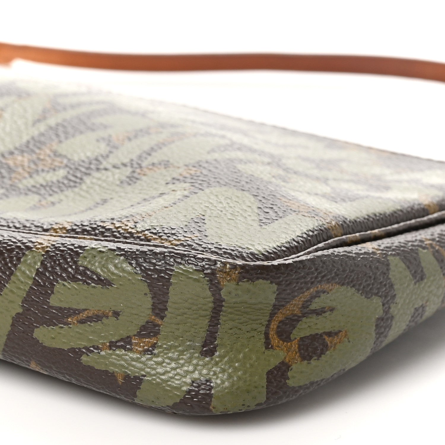 Louis Vuitton Monogram Graffiti Pochette Accessories Kaki 10 of 10