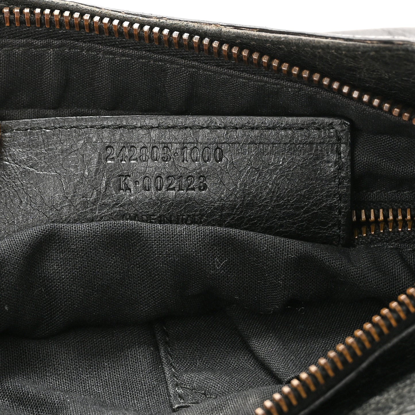 Agneau Classic Hardware Hip Black